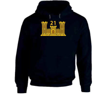 Load image into Gallery viewer, Army - 21st Engineer Battalion W Number Wo Txt T Shirt
