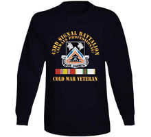 Load image into Gallery viewer, Army - 43rd Signal Battalion - Cold War Veteran - Dui W Cold Svc X 300 T Shirt
