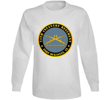 Load image into Gallery viewer, Army - 24th Infantry Regiment - Fort Mckavett, Tx - Buffalo Soldiers W Inf Branch Classic T Shirt, Crewneck Sweatshirt, Hoodie, Long Sleeve
