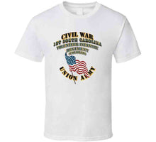 Load image into Gallery viewer, Civil War - 1st South Carolina Volunteer Infantry Regiment (colored) - Usa X 300 T Shirt
