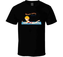 Load image into Gallery viewer, Girl On Beach Towel - Beach Days - Summer Fun X 300 T Shirt
