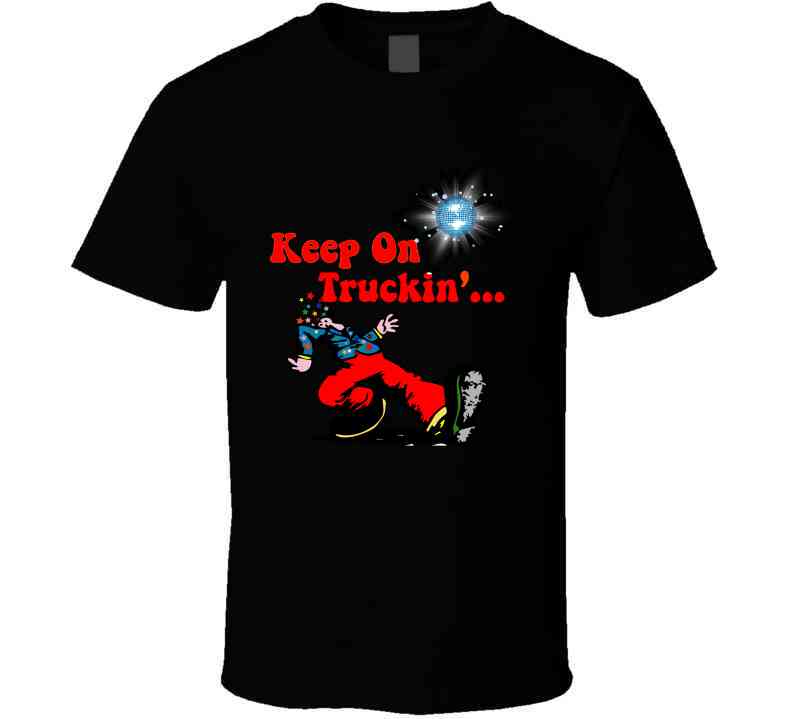 Keep On Truckin - Cmyk W Stars And Disco Ball X 300 Classic T Shirt, Crewneck Sweatshirt, Hoodie, Long Sleeve