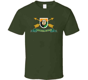 Army - 112th Signal Battalion W Sf Branch - Flash W Br - Ribbon X 300 Classic T Shirt, Crewneck Sweatshirt, Hoodie, Long Sleeve