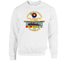 Load image into Gallery viewer, Army - Vietnam Combat Vet W 9th Inf Div - Mobile Riverine Force W Vn Svc T Shirt
