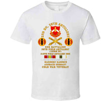 Load image into Gallery viewer, Army - 2nd Bn 28th Artillery - 210th Fa Bde - Ansbach Germany  W Cold Svc T Shirt

