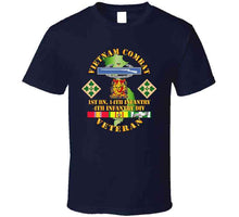 Load image into Gallery viewer, Army - Vietnam Combat Infantry Veteran W 1st Bn 14th Inf - 4th Id Ssi Classic T Shirt, Crewneck Sweatshirt, Hoodie, Long Sleeve
