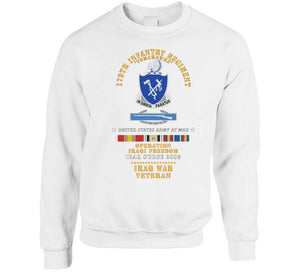 179th Infantry Regiment - Tomahawks - Iraq Surge 2008 W Cib - Oif - Iraq Svc X 300 Classic T Shirt, Crewneck Sweatshirt, Hoodie, Long Sleeve