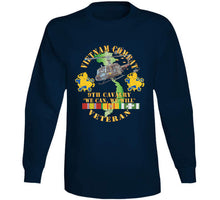 Load image into Gallery viewer, Vietnam Combat Cavalry Veteran W 9th Cav Helicopter X 300 T Shirt
