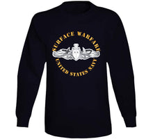 Load image into Gallery viewer, Navy - Surface Warfare Badge - Silver X 300 T Shirt
