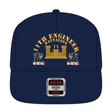 Load image into Gallery viewer, Snapback Hat - 11th Engineer Battalion - Hat X 300 - Film to Garment (FTG)
