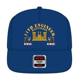 Snapback Hat - 11th Engineer Battalion - Hat X 300 - Film to Garment (FTG)