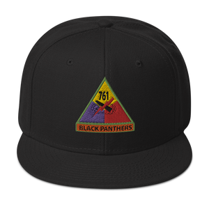 Snapback Hat - 761st Tank Battalion SSI w Name Tape