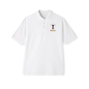 Men's Piqué Polo - Purple Heart - WIA w VN SVC