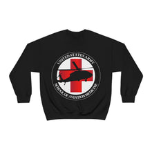 Load image into Gallery viewer, Unisex Heavy Blend Crewneck Sweatshirt - Army MEDEVAC Critical Care Flight Paramedics V1
