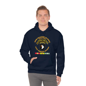 Unisex Heavy Blend Hooded Sweatshirt - Army - 58th Infantry Platoon - Scout Dog - w VN SVC