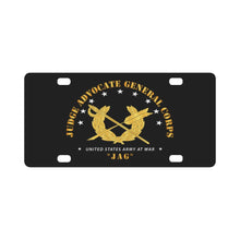 Load image into Gallery viewer, Army - JAG Branch Classic License Platec
