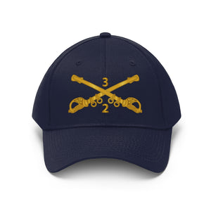 Twill Hat - Army - 2nd Squadron 3rd Armored Cavalry Regiment Branch wo Txt - Direct to Garment (DTG)