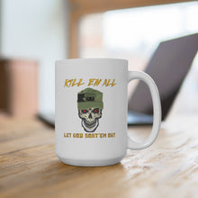 Load image into Gallery viewer, Ceramic Mug 15oz - Army - Ranger Patrol Cap - Skull - Ranger Airborne Killem All - Let God Sortem Out X 300
