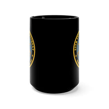 Load image into Gallery viewer, Black Mug 15oz - Army - 25th Infantry Regiment - Fort Missoula, MT - Buffalo Soldiers w Inf Branch V1

