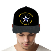 Load image into Gallery viewer, Second Infantry Division - Second to None. Denim Black Baseball Hat
