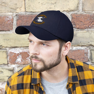 Unisex Twill Hat - Navy - Rate - Navy Journalist - Direct to Garment (DTG) - Printed