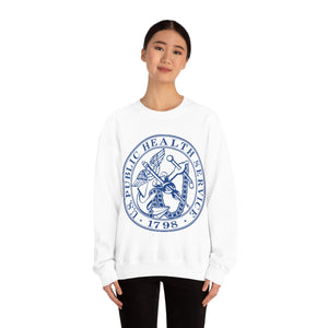 Unisex Heavy Blend Crewneck Sweatshirt -  USPHS - United States Public Health Service Seal