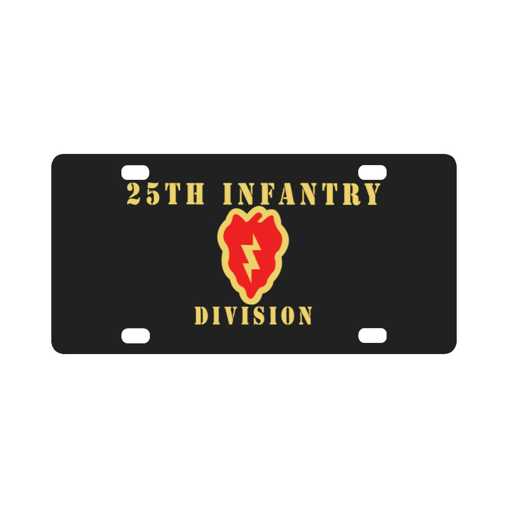 Army - 25th Infantry Division X 300 - Hat Classic License Plate