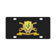 Load image into Gallery viewer, Army - 12th Cavalry Regiment w Br - Ribbon Classic License Plate
