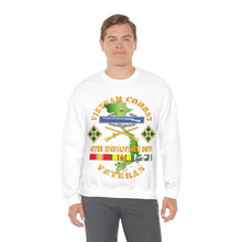 Load image into Gallery viewer, Unisex Heavy Blend Crewneck Sweatshirt - Vietnam Combat Infantry Veteran w 4th Inf Div SSI V1
