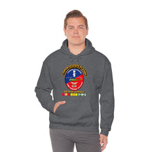 Load image into Gallery viewer, Unisex Heavy Blend™ Hooded Sweatshirt - Army - Casper Aviation Platoon - Vietnam Veteran - w Txt
