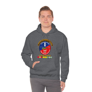 Unisex Heavy Blend™ Hooded Sweatshirt - Army - Casper Aviation Platoon - Vietnam Veteran - w Txt