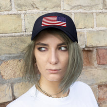 Load image into Gallery viewer, Unisex Twill Hat - United States Flag Hat - Direct to Garment (DTG) - Printed
