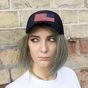 Unisex Twill Hat - United States Flag Hat - Direct to Garment (DTG) - Printed