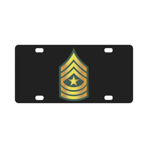 Army - Sergeant Major - SGM Classic License Plate