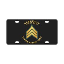 Load image into Gallery viewer, Army - Sergeant - SGT - Veteran Classic License Plate
