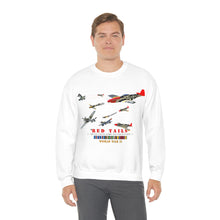 Load image into Gallery viewer, Unisex Heavy Blend Crewneck Sweatshirt - Army - AAC - 332nd Fighter Group - Red Tails - At War
