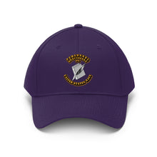 Load image into Gallery viewer, Unisex Twill Hat - Navy - Rate - Navy Personnel Specialist - Direct to Garment (DTG) - Printed
