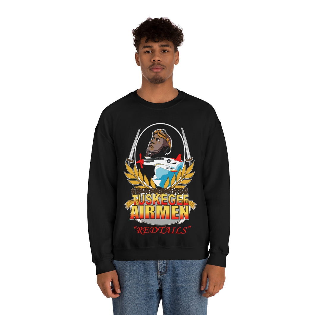 Unisex Heavy Blend Crewneck Sweatshirt - Tuskegee Airmen