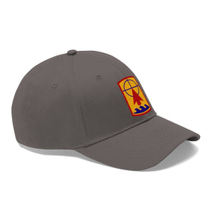 Unisex Twill Hat - 57th Artillery Brigade - Shoulder Sleeve Insignia (SSI) without Text - Direct to Garment (DTG) Printed