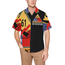 Load image into Gallery viewer, AOP Shirt - Army - 761st Tank Battalion SSI w Name Tape Men&#39;s All Over Print Hawaiian Shirt With Chest Pocket(ModelT58)
