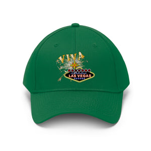 Twill Hat - Viva - Las Vegas - City - Hat - Direct to Garment (DTG) - Printed