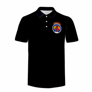 Custom Shirts All Over Print POLO Neck Shirts - Army - 56th Artillery Command - Pershing