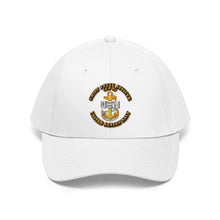 Load image into Gallery viewer, Unisex Twill Hat - Navy - Rate - Navy Chief Petty Officer - Direct to Garment (DTG) - Printed
