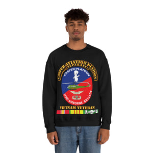 Unisex Heavy Blend Crewneck Sweatshirt - Army - Casper Aviation Platoon - Vietnam Veteran - w Txt