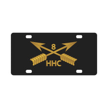 Load image into Gallery viewer, SOF - HHC - 8th SFG Branch wo Txt Classic License Plate
