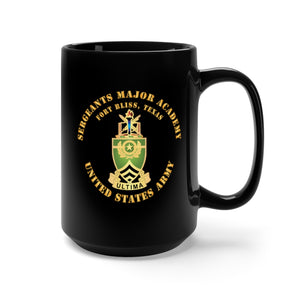 Black Mug 15oz - Sergeants Major Academy - DUI