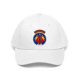 Twill Hat - Army - 56th Artillery Command with Pershing Tab - Hat - Direct to Garment (DTG) - Printed