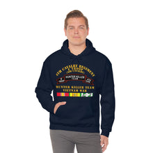 Load image into Gallery viewer, Unisex Heavy Blend Hooded Sweatshirt -  Army - F Troop 4th Cav - Hunter Killer w Vietnam War SVC
