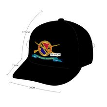 Load image into Gallery viewer, 1st Infantry Regiment w Br - Ribbon - AOP - Unisex Adjustable Curved Bill Baseball Hat
