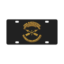 Load image into Gallery viewer, SOF - 3rd Bn 7th SFG - Branch Classic License Plate
